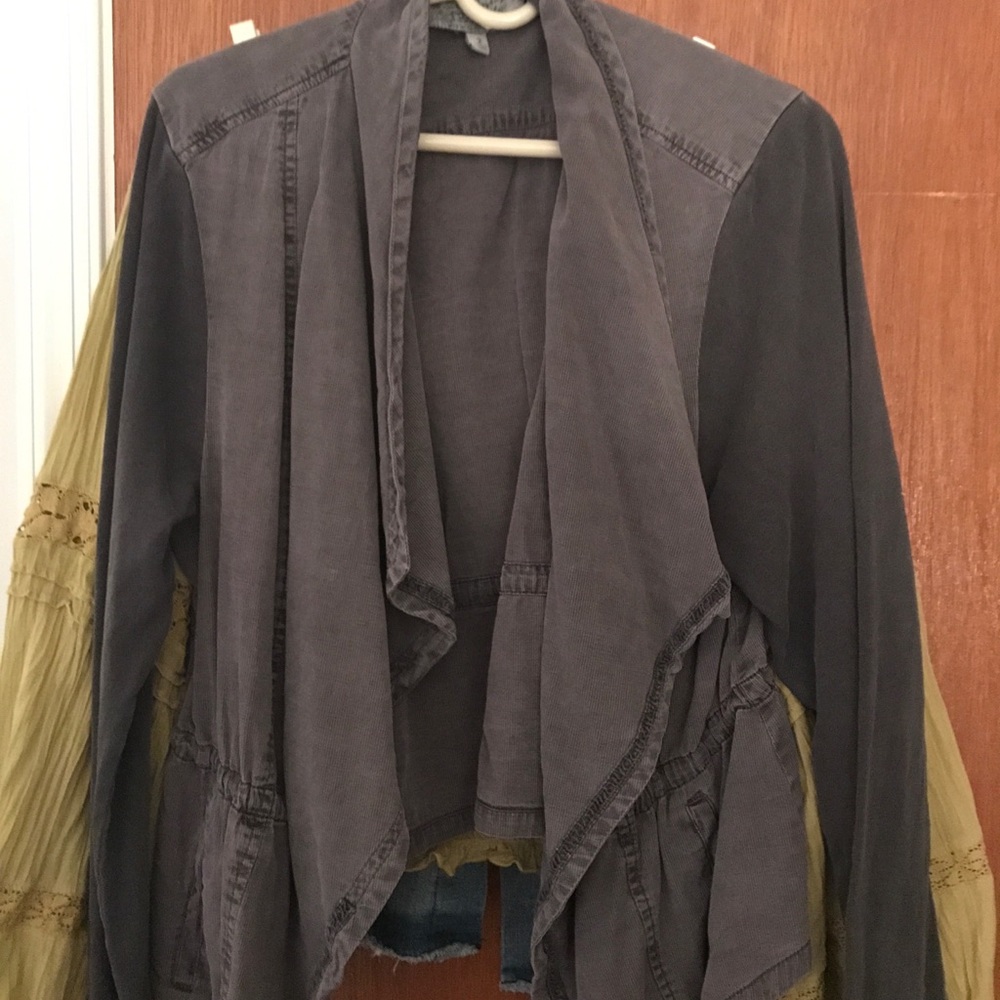 Grey soft blazer